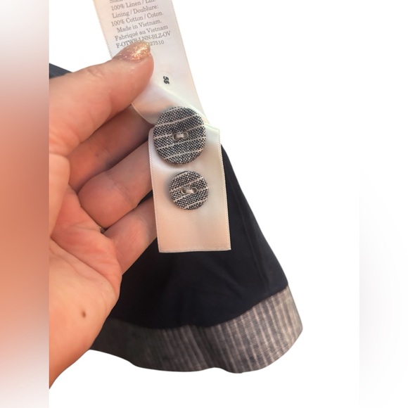 🎬🎬🎬EUC Everlane The Linen Oversized Blazer Size 12 🎬🎬🎬 - Picture 10 of 13